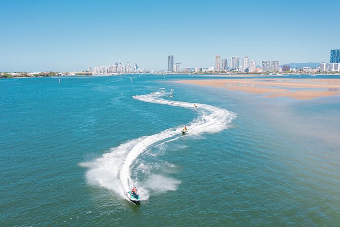 1hr Jet Ski Safari - The Route to South Stradbroke Island: What You’re Actually Riding Past