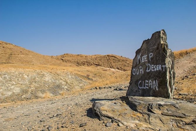 3 Day Sossusvlei Budget Camping Safari - Sesriem Canyon: lunch, cooling down, and the rare water moment