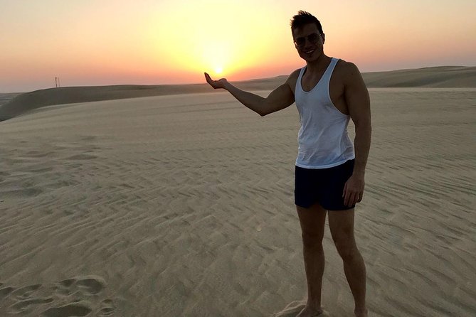 4 Hour Desert Safari, Camel Ride & Inland Sea Beach - Falconry Photo Ops: Great Photos, Go With Realistic Expectations