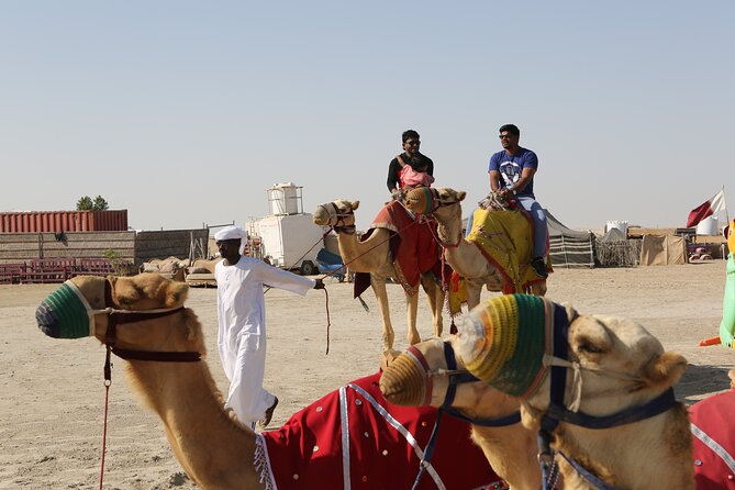 4 Hour Desert Safari, Camel Ride & Inland Sea Beach - Sandboarding and Camel Riding: Fun Activities, Short Time Windows