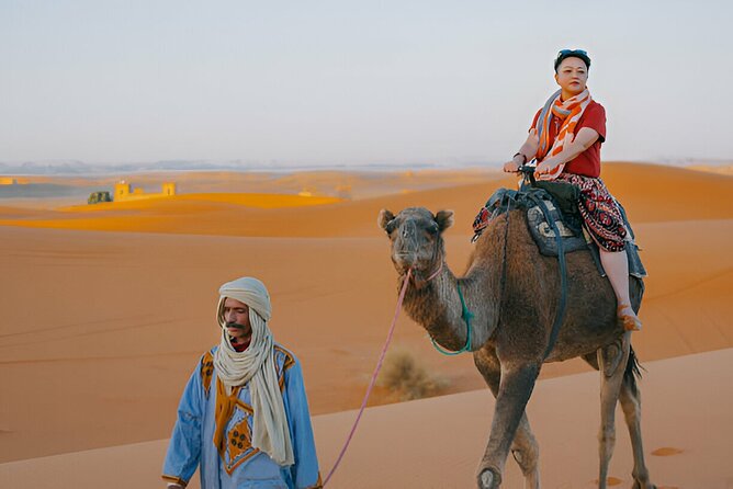 4 Hour Morning Desert Safari with Camel Ride & Sand Boarding - Optional Quad Bike or Dune Buggy Add-Ons