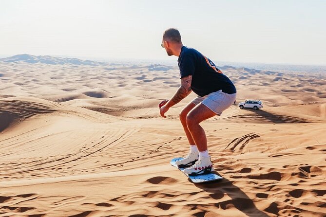 4 Hour Morning Desert Safari with Camel Ride & Sand Boarding - Food Options: Burger or Sandwiches, or a Brunch Add-On