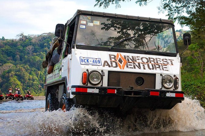 4x4 Jungle Safari to Waterfall & Delicious Rainforest Lunch - Entering Carara National Park by 4x4: the point of this outing