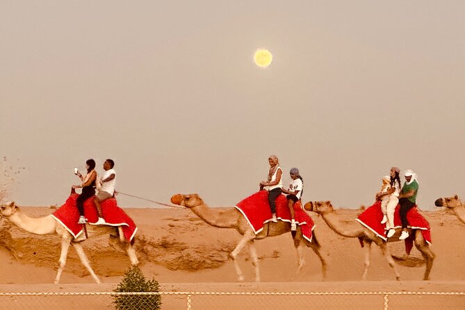 4x4 off-Road Desert Safari, Sandboarding, CamelRide, Veg & BBQ - Guide quality and photo help: the difference a pro makes