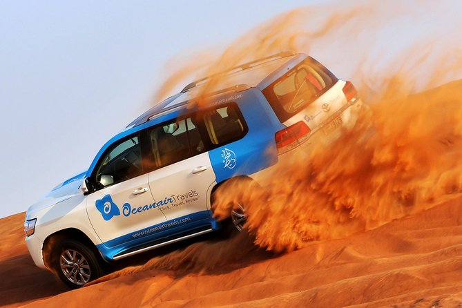 Abu Dhabi: Desert Safari with BBQ, Camel Ride & Sandboarding - 4WD dune bashing: the main event (and the real reason to book)