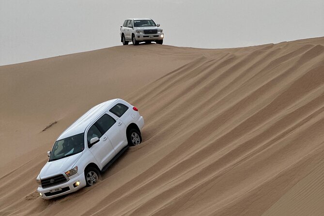 Abu Dhabi Desert Safari With BBQ Dinner & Live Shows - Entering the Al Khatim desert rhythm in about 6 hours