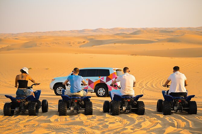 Abu Dhabi Evening Desert Safari - Dune bashing Camel ride and BBQ - Cultural Shows: Fire, Tanoura, Belly Dance (And the Order of Fun)