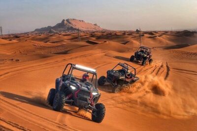 Adventurous Red Dune Desert Safari Deal with Quad Bike,Shows &BBQ - Pickup, Cars, and Timing: Where the Safari Can Go Smoothly
