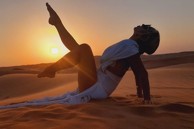 Afternoon Dune Drive Safari with SunSet Photo & Sand Boarding - The Middle-of-the-Desert Ride at Al Madam (Sharp Turns, Big Views)