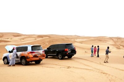 Al Ain Desert Safari with Buffet Dinner - Dune bashing in a 4WD: the part you’ll either love or brace for