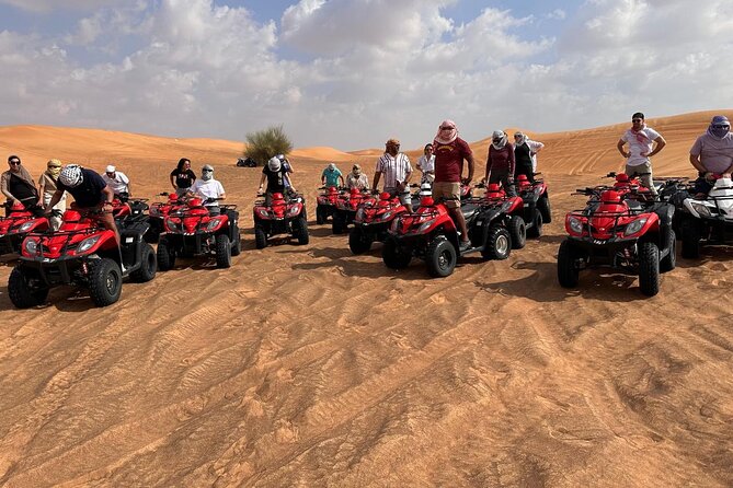 All in one Dubai Desert Safari ATV or Buggy Camelride BBQ Dinner - Guides and the real difference between a good and great safari