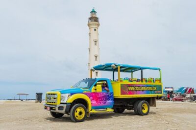 Aruba Full Island Safari with Baby Beach & Natural Bridge - Open-Air Pickup and the Cruise-Day Advantage