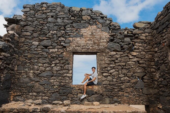 Aruba Full Island Safari with Baby Beach & Natural Bridge - San Nicolás Drive-By: Sunrise City Street Views Without the Full Detour