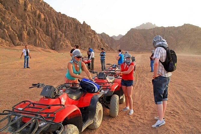 ATV Quad bike Adventure Desert Safari Tour In Sharm El Sheikh - Stop at the Bedouin Village: Tea, Shisha, and a Pause from Sand
