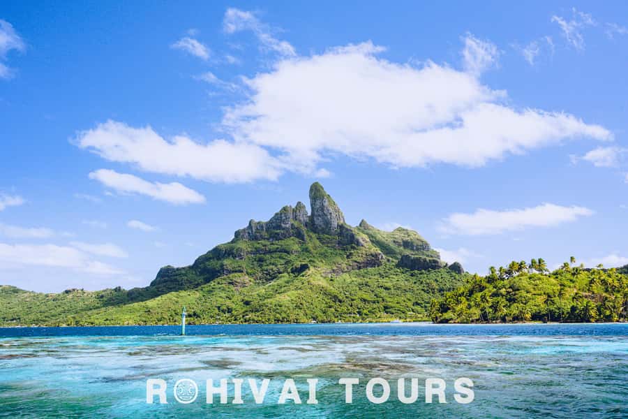 Bora Bora: Full day Lagoon Safari & Lunch on a Motu - ST - The Boat Route: Comfortable Transport on a Lagoon Day