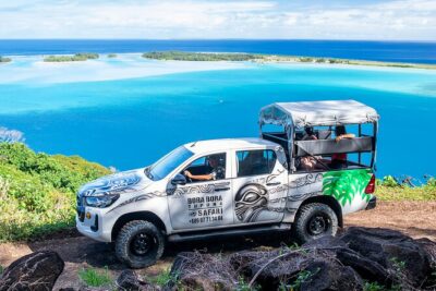 Bora Bora Half Day 4X4 Island Safari Tours - Tupuna Safari Bora Bora stop: where the day gets going