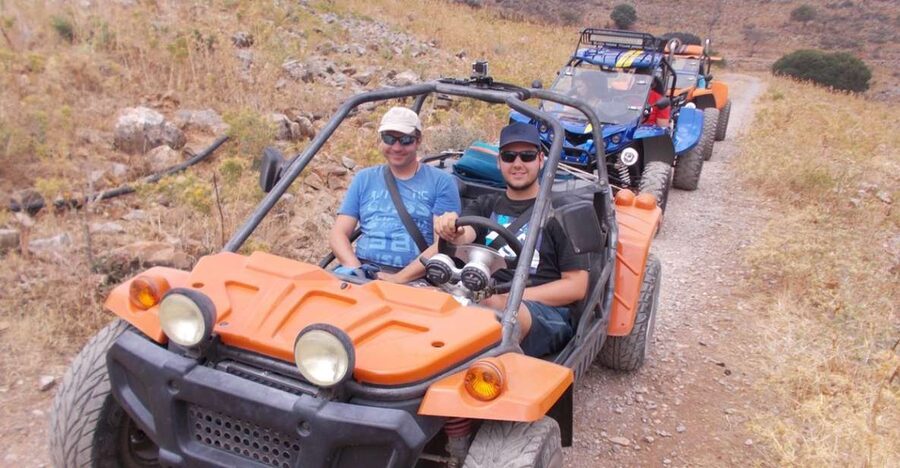 Buggy safari Crete (Transfer and lunch) analipsi- hersonisos - Milatos Cave: 2,100 square meters underground
