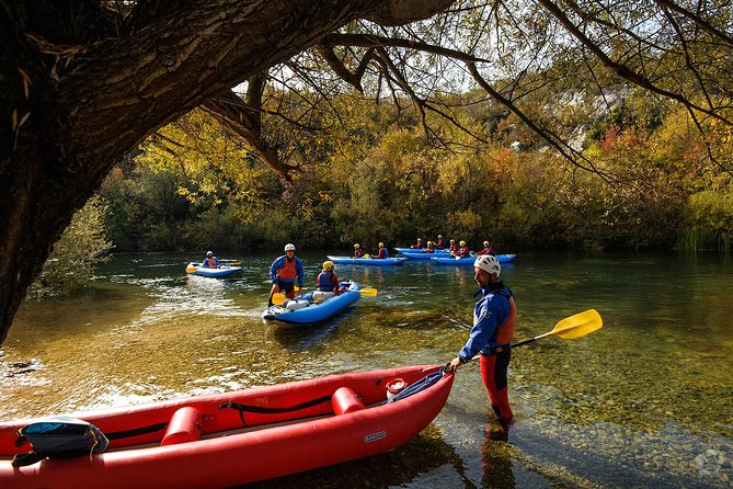 Canoe Safari on Cetina River from Split or Blato na Cetini village - Safety training first: helmets, life jackets, and paddle control