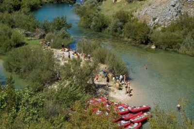 Canoe safari / rafting on river Zrmanja - The 5-hour plan: how the timing actually breaks down
