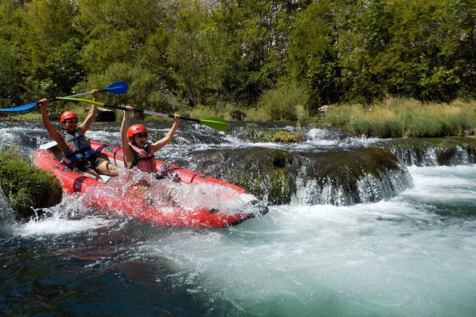 Canoe safari / rafting on river Zrmanja - Waterfall and action moments: the fun without the full-on whitewater stress