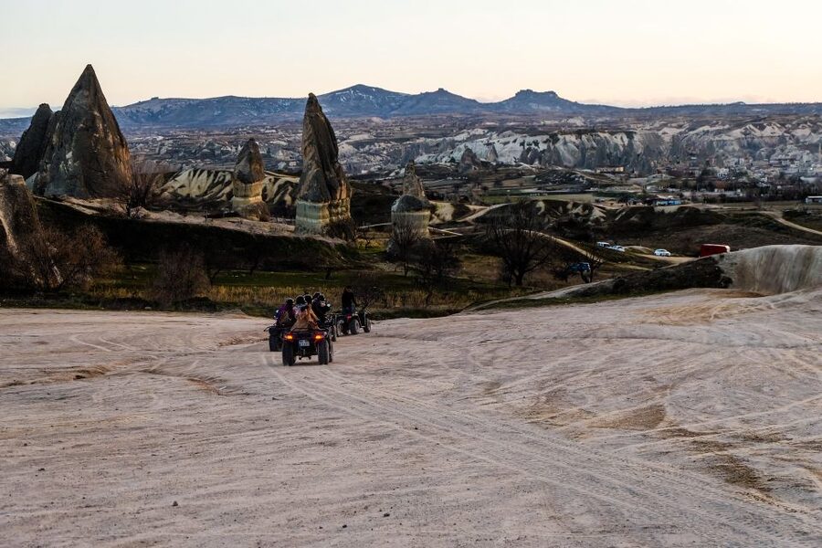 Cappadocia: 2-Hour Sunset ATV Safari with Hotel Transfer - Rose Valley: panoramic views and the value of photo time