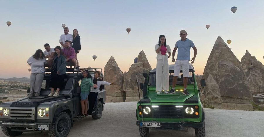 Cappadocia: Jeep Safari with Mini Underground City - Fairy Chimneys at Love Valley and Üzengi Valley