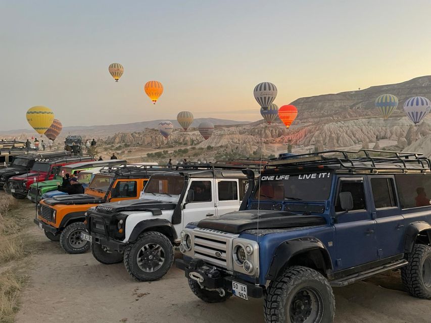 Cappadocia: Jeep Safari with Mini Underground City - The Sunrise-Only Route: Swords Valley, Rose Valley, Love Valley, White Valley
