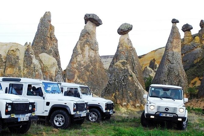 Cappadocia: Sunrise and Sunset Jeep Safari - The Route: Pigeon Valley to Ortahisar Panoramas