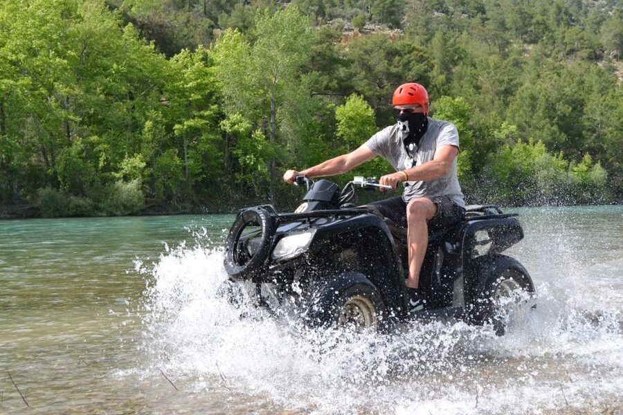 City of Side: Quad Safari Tour - Side to Köprülü Canyon: How the Pickup and Setup Works