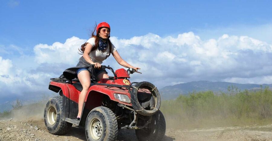 City of Side: Quad Safari Tour - The First 10 km Circuit Through Koprucay River (and the Swim Break)