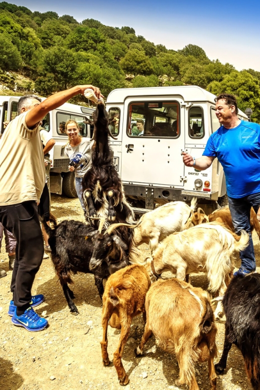 Crete: Land Rover Safari on Minoan Route - Roman Aqueducts, Reservoir Stops, and a Village Raki Moment