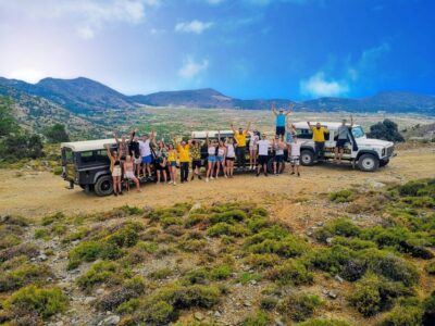 Crete: Lasithi Plateau and Cave of Zeus Off-Road Safari Tour - Potamies farm: milking, cheese, and everyday Crete