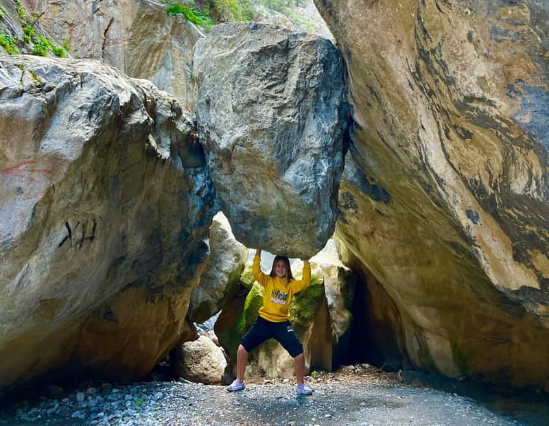 Crete: Sarakina Gorge, Forests, and South Coast Safari - The orange Land Rover Discovery and the small-group pace