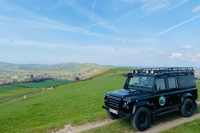 CRUISE SHIP SPECIAL- JEEP SAFARI - PRIVATE GUIDED TOUR (8 Hours) - Durdle Door: Limestone Arch Views and Your Choice of Walking
