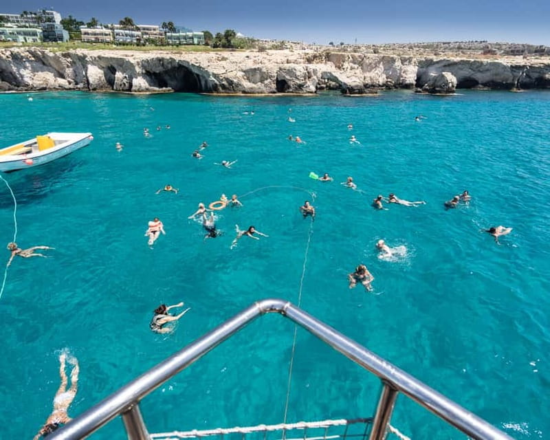 Cyprus: Odyssey Boat Safari from Larnaca to Protaras - Cape Pyla Caves and Red Cliffs With Sea Eagles Overhead