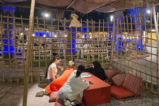 Desert Safari Adventures: Dune Bashing, Camel Rides, and BBQ, ATV - The VIP Bedouin Camp at Night: Coffee, Henna, Falcons