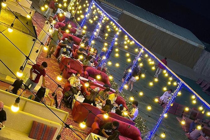 Desert Safari BBQ Dinner, Live Shows, ATV Bikes, Sandboarding - Sandboarding + camel ride: classic desert memories