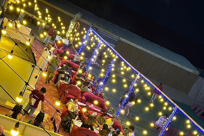 Desert Safari BBQ Dinner, Live Shows, ATV Bikes, Sandboarding - Camp life: henna, Arabic coffee and dates, costumes, sheesha