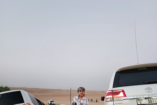 Desert Safari BBQ Dinner, Live Shows, ATV Bikes, Sandboarding - Getting there: Port Rashid pickup and a simple start