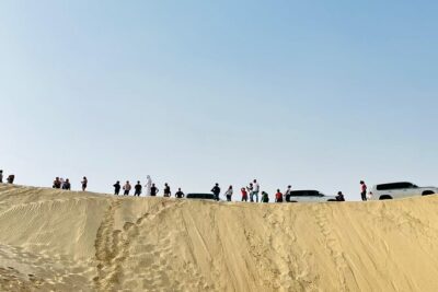 Desert Safari Combo: Camel Ride, Sandboarding & Inland Sea Visit - Desert gate rest: tea, photos, and a short camel ride window