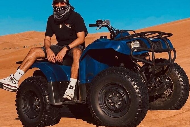 Desert Safari Dubai 25 minutes Quad Bike Free Camel Ride BBQ Dinner - Key Points Before You Go