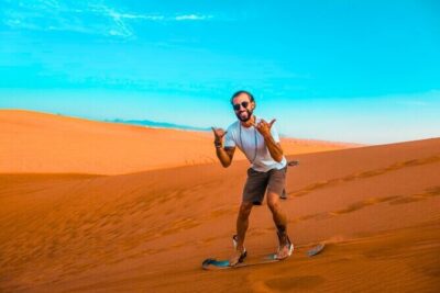 Desert Safari Dubai 30 Mins Quad Bike, Sand Board, Camel Ride BBQ - Into the Lehbab Red Sands: Tire Deflation, Dune Bashing, Photos