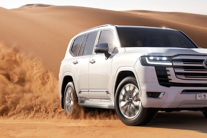 Desert Safari Dubai Sand Bashing, Camel Ride, Shows, Live BBQ - Key highlights at a glance