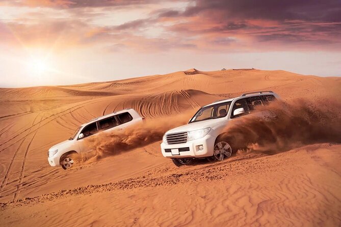 Desert Safari Dubai Sand Bashing, Camel Ride, Shows, Live BBQ - Live BBQ buffet under the stars (with vegetarian options)