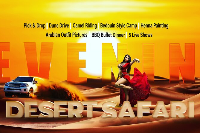 Desert Safari Dubai (VIP Package ) - Dune bashing in the red dunes: the main event (and where thrills live)
