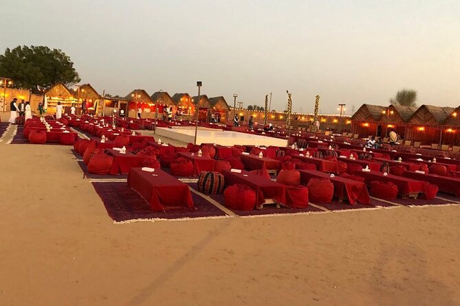 Desert Safari Dubai with BBQ Dinner & Camel Ride - Sunset View Photo Stop: When the Dunes Actually Do Their Job