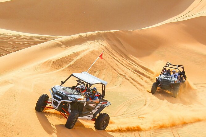Desert Safari Dubai With High Speed Dune Buggy And Dinner in 5 Star Camp - What You’re Buying: Dune Buggy Speed Plus a 5-Star Camp Dinner