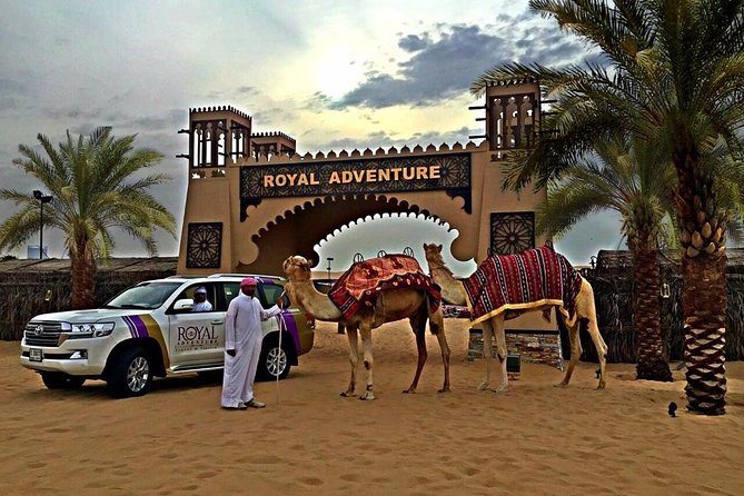Desert Safari Evening Tours:- Special Rides, BBQ Buffet ,Live Entertainment - Getting picked up in a VIP Land Cruiser at 3:00 pm
