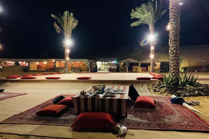 Desert Safari Experience with Dune Bashing and Dinner in Dubai - BBQ Dinner With Vegetarian Options and Unlimited Soft Drinks