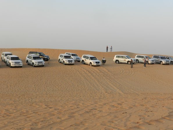 Desert Safari in a 4 x 4 with Sand Ski and Camel Ride from Dubai - Majlis camp: camel ride, sand ski, costume photos, and live entertainment